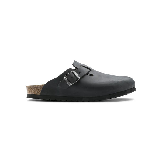 Black Synthetic Mules