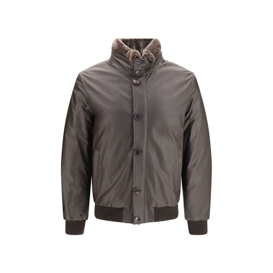 Brown Leather Leather Jacket