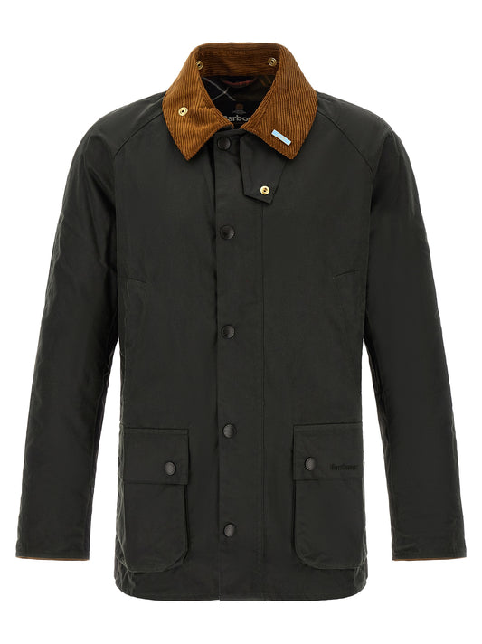 Bicolor Cotton Shell Jacket