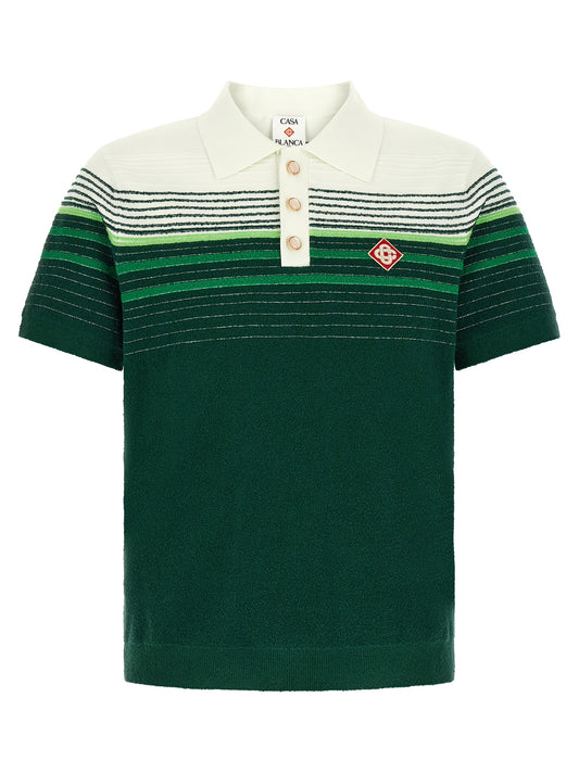 Bicolor Cotton Polo Shirt