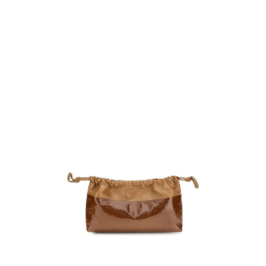 Brown Calf Leather Bos Taurus Clutch Bag
