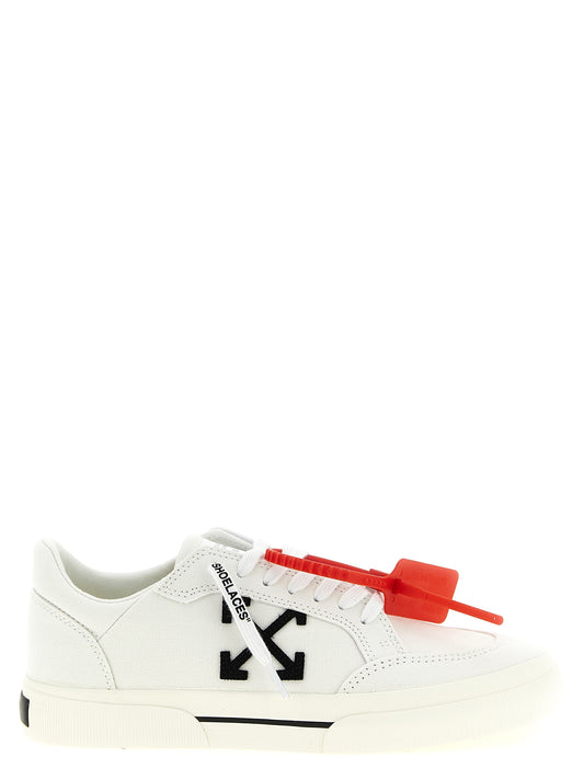 Bicolor Cotton Low Top Sneakers