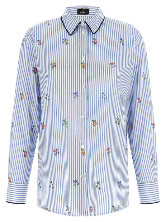 Blue Cotton Blouse