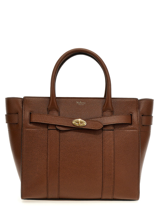 Brown Bovine Leather Tote Bag