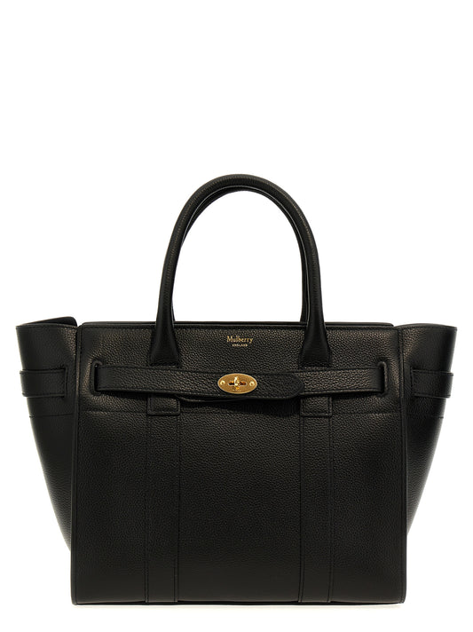 Black Calfskin Tote Bag
