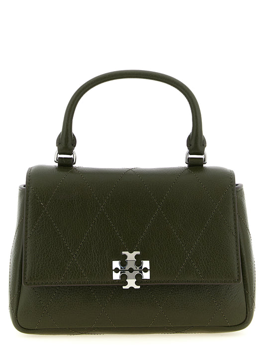 Bicolor Cowhide Handbag