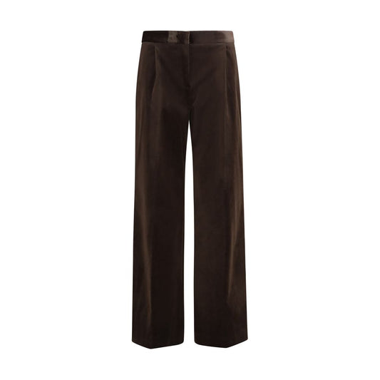Brown Cotton Pants