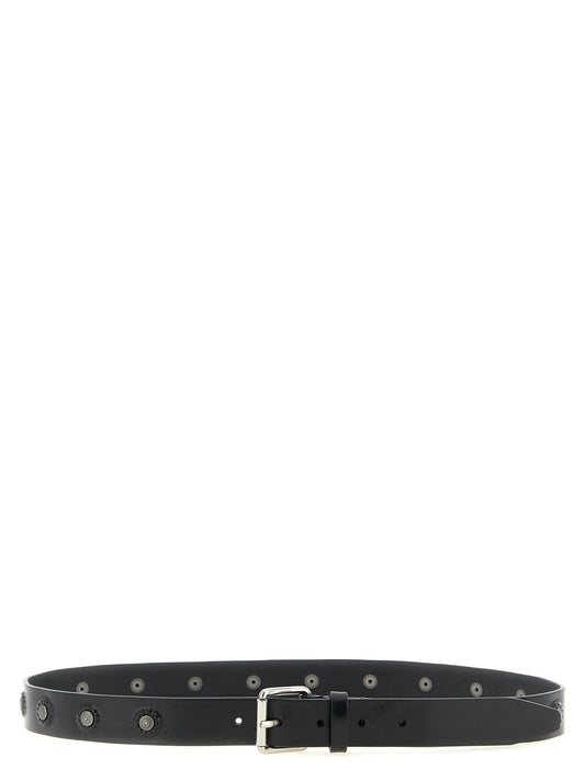 Black Calfskin Regular Belt