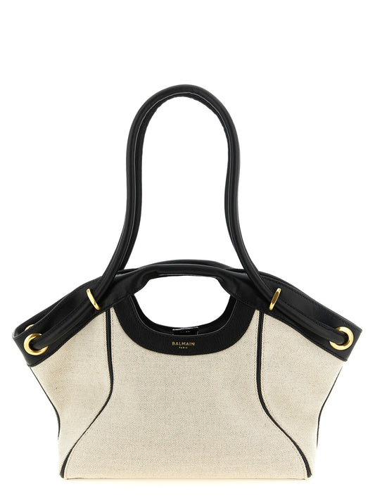 Bicolor Cotton Tote Bag