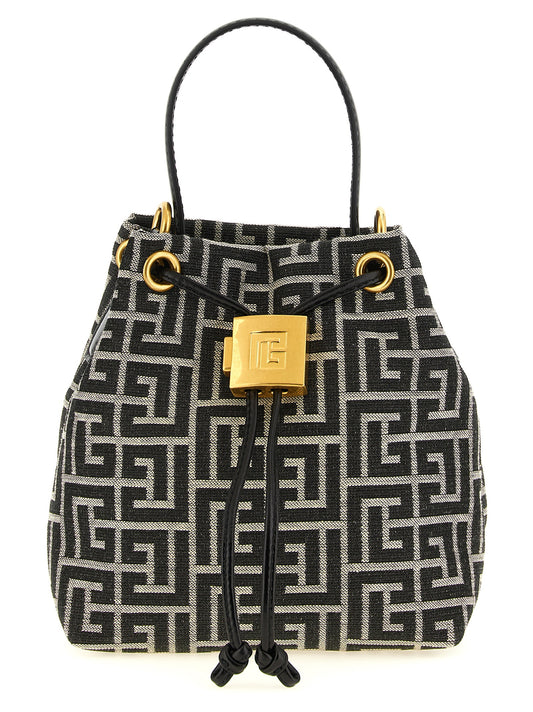 Bicolor Polyester Handbag