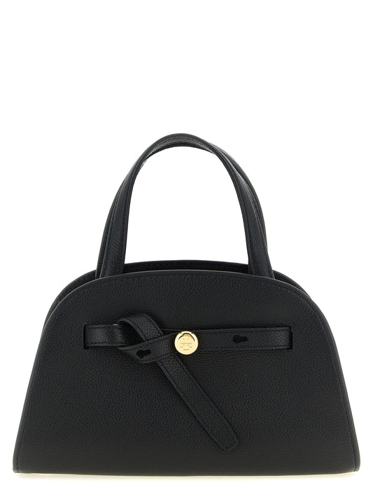 Black Cowhide Crossbody Bag