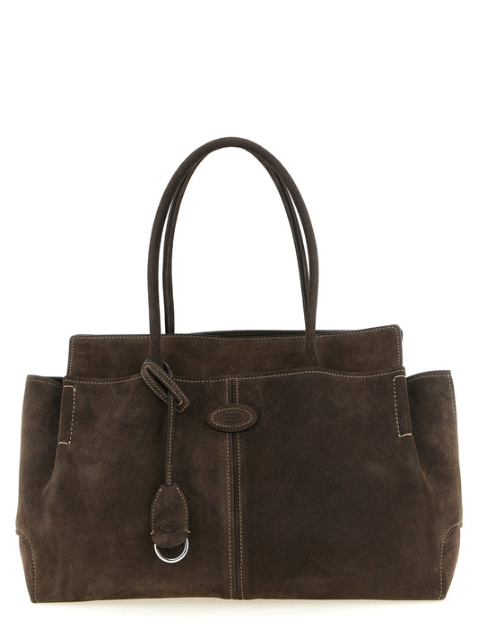 Brown Calfskin Tote Bag