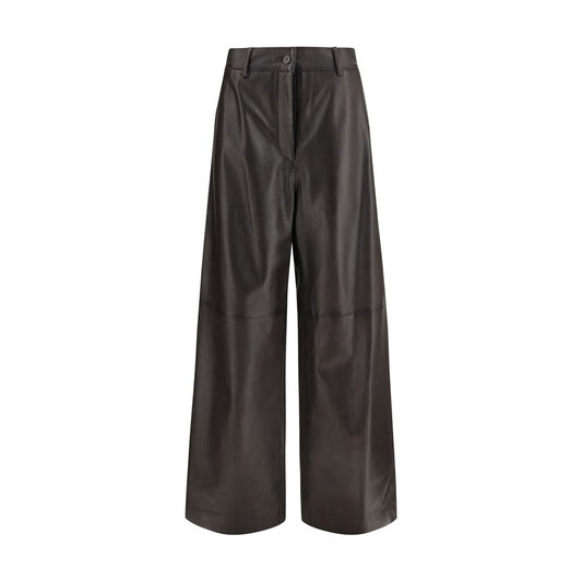 Brown Leather Pants
