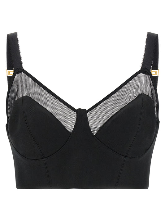 Black Virgin Wool Tank Tops
