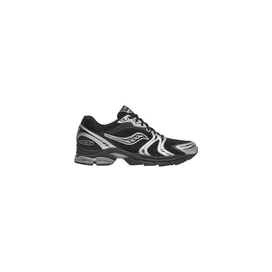 Black Synthetic Athletic Sneakers