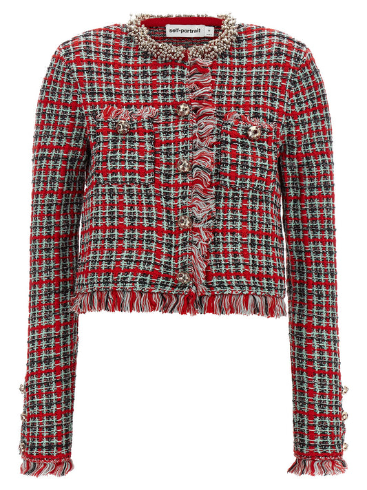 Multicolor Cotton Full-Length Jacket