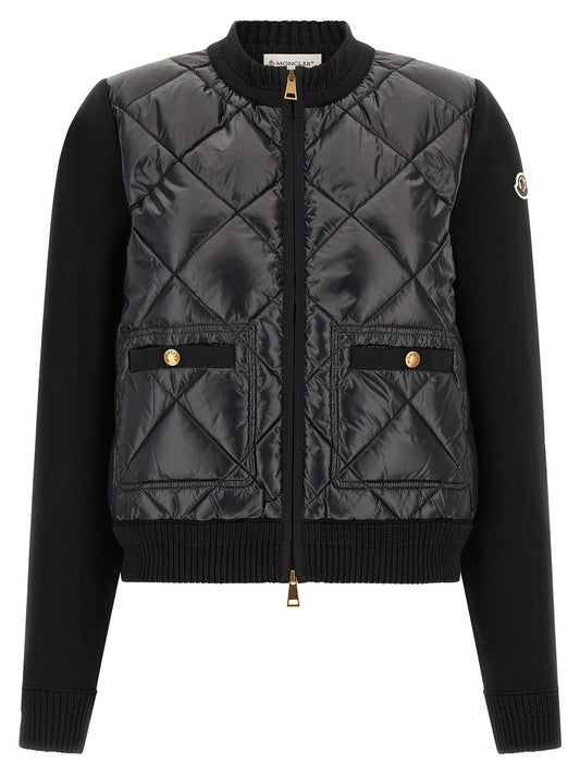 Black Polyamide Cardigan