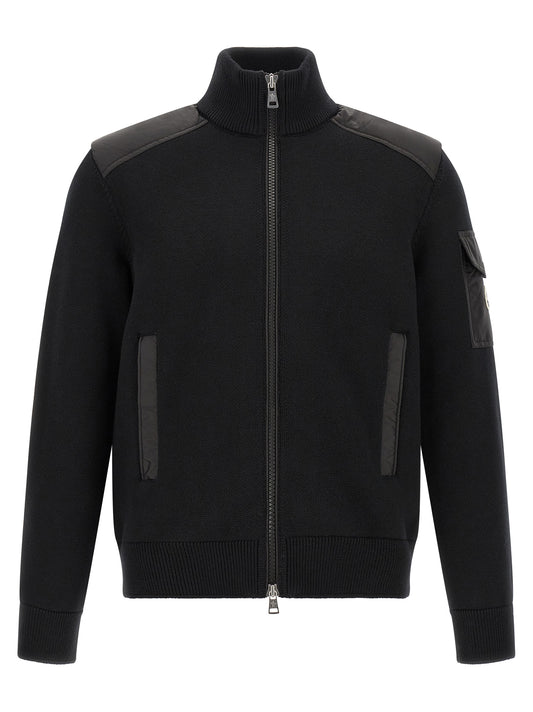 Black Polyamide Cardigan