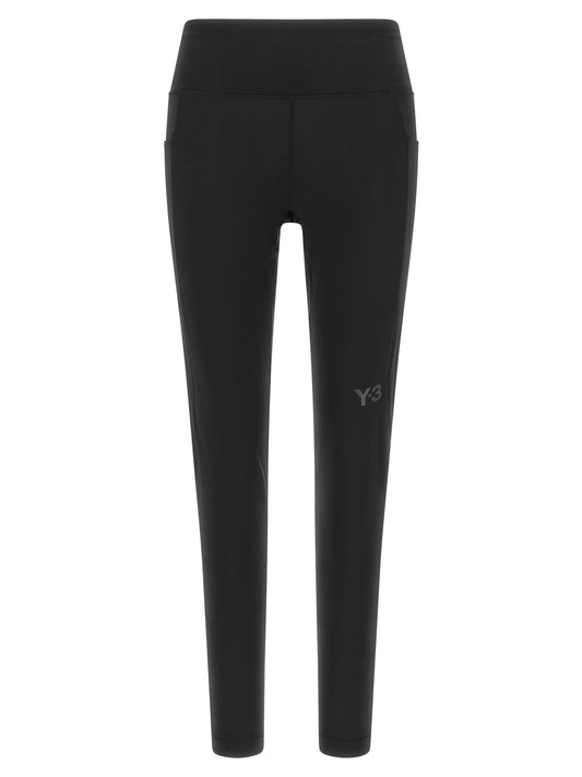 Black Recycled Polyester Leggings