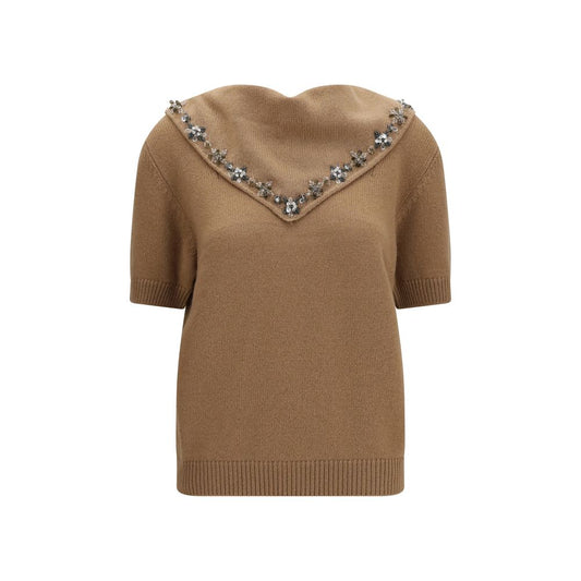 Brown Cashmere Sweatshirt