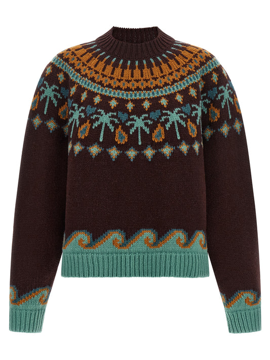 Brown Virgin Wool Cardigan