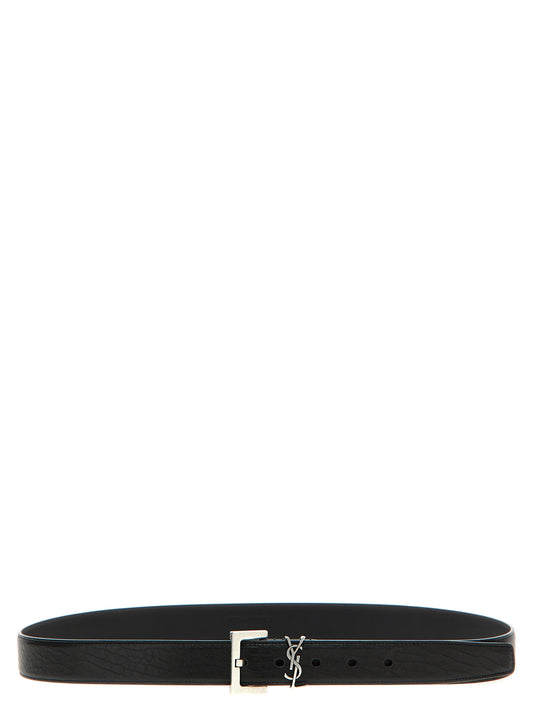 Black Leather Regular Belt
