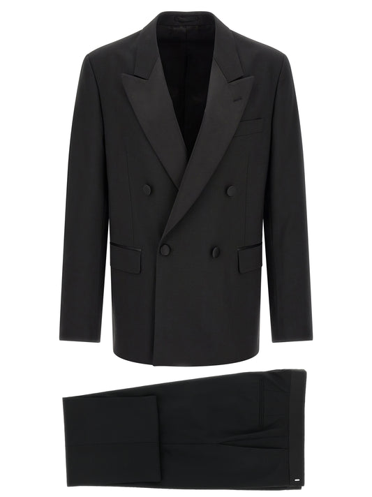 Black Virgin Wool Tuxedo