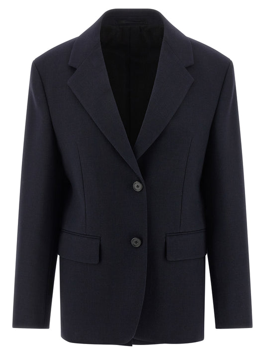 Blue Virgin Wool Blazer
