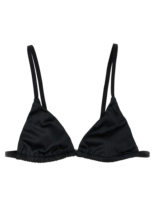 Black Polyester Bra