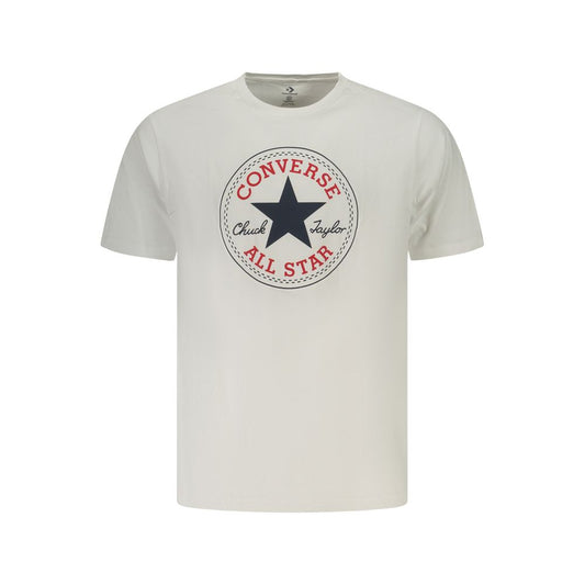 White Cotton Men's T-Shirt