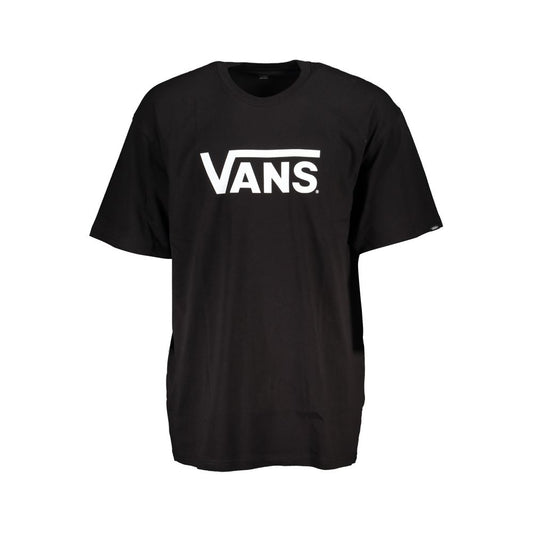 Black Cotton Men's T-Shirt