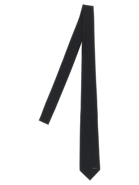 Black Silk Tie
