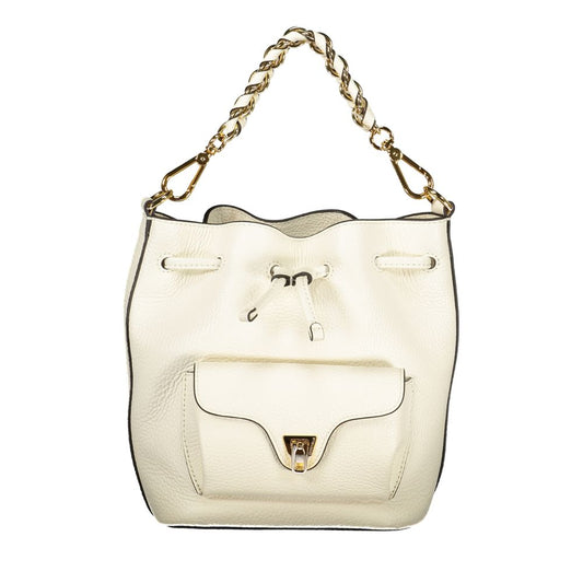 White Leather Handbag