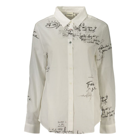 White Cotton Women's Shirt