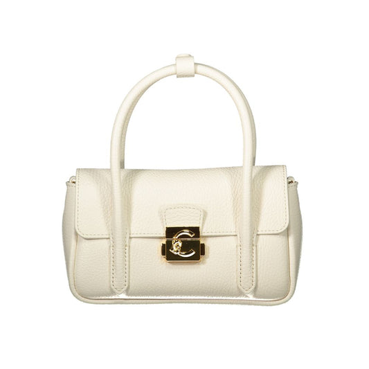 White Leather Handbag