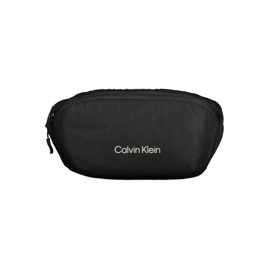 Black Polyester Men's Bag