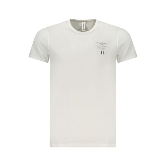 White Cotton Men's T-Shirt