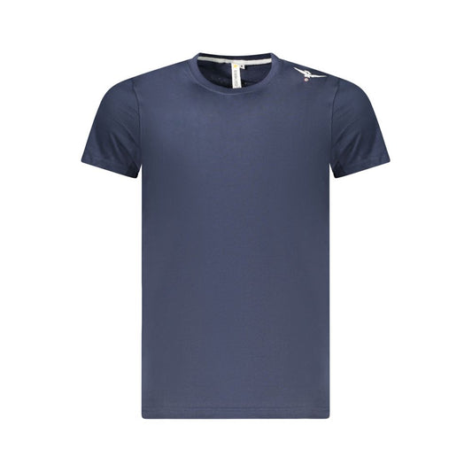 Blue Cotton Men's T-Shirt