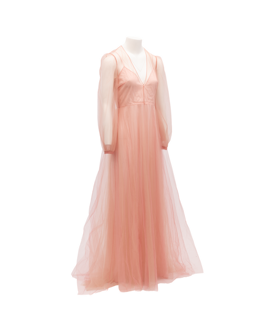 Peach Evening Dress