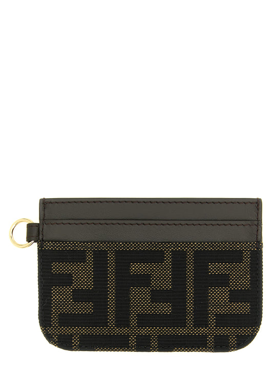 Brown Polyester Cardholder