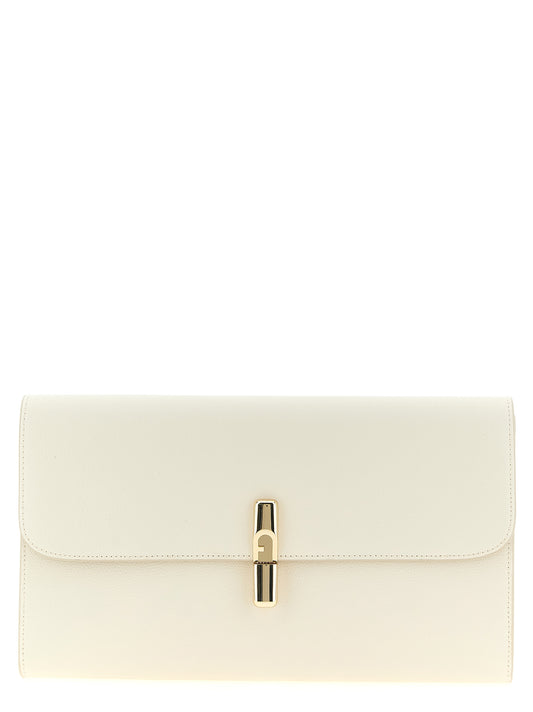 White Calfskin Clutch Bag