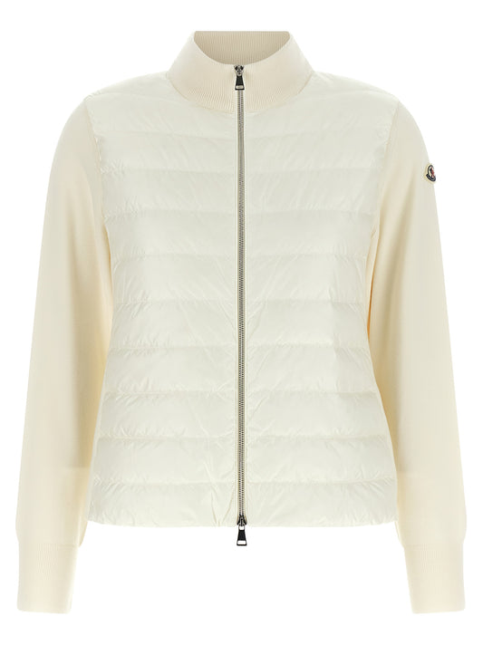 White Polyamide Cardigan