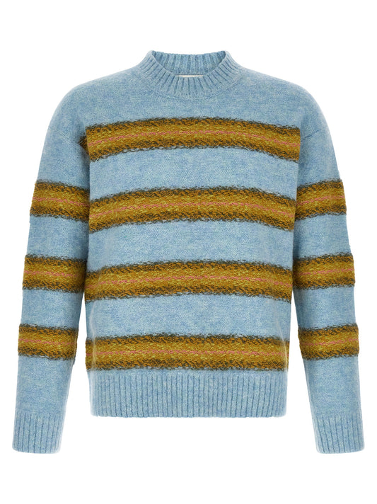 Blue Wool Cardigan