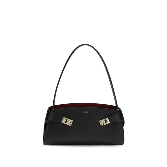 Black Calf Leather Bos Taurus Shoulder Bag
