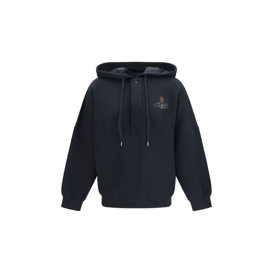 Black Cotton Sweatshirt
