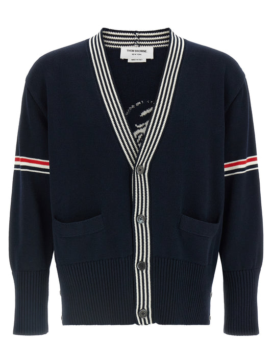 Blue Cotton Cardigan