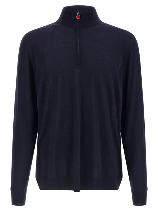 Blue Wool Cardigan