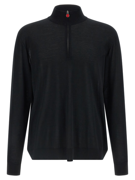 Black Wool Cardigan