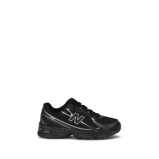 Black Polyamide Athletic Sneakers