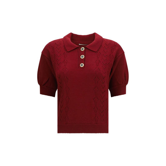 Bordeaux Wool Oves Aries Shortsleeve Shirt